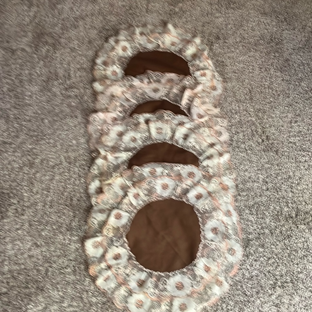 Vintage dollies four brown set